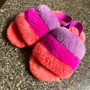 Toddler Ugg Fluff Slides